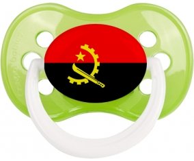 Drapeau Angola Tétine Anatomique Vert classique