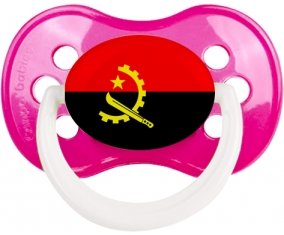 Drapeau Angola Tétine Anatomique Rose foncé classique