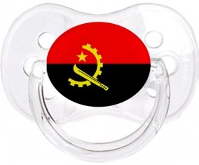 Drapeau Angola Sucette Cerise Transparent classique