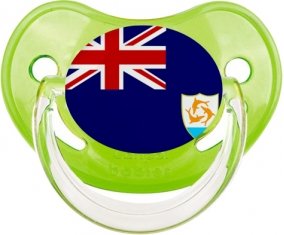 Drapeau Anguilla Sucette Physiologique Vert classique