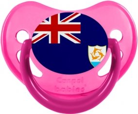 Drapeau Anguilla Sucette Physiologique Rose phosphorescente