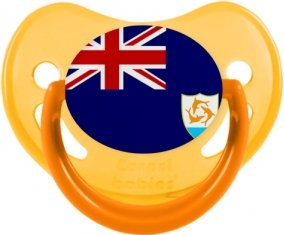 Drapeau Anguilla Sucette Physiologique Jaune phosphorescente