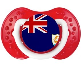 Drapeau Anguilla Sucette LOVI Dynamic Blanc-rouge classique
