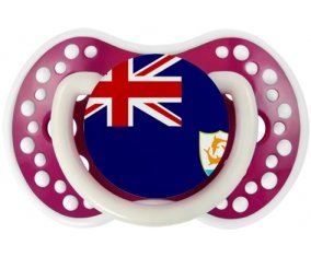 Drapeau Anguilla Sucette LOVI Dynamic Fuchsia phosphorescente