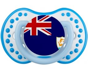 Drapeau Anguilla Sucette LOVI Dynamic Blanc-bleu phosphorescente
