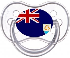 Drapeau Anguilla Sucette Anatomique Transparente classique