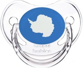 Drapeau Antarctique Tétine Physiologique Transparent classique