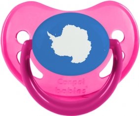 Drapeau Antarctique Tétine Physiologique Rose phosphorescente