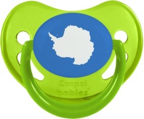 Drapeau Antarctique Tétine Physiologique Vert phosphorescente