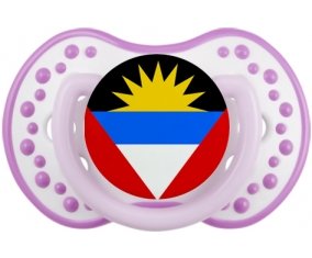 Drapeau Antigua-et-Barbuda Tétine LOVI Dynamic Blanc-mauve classique