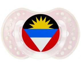 Drapeau Antigua-et-Barbuda Tétine LOVI Dynamic Retro-rose-tendre classique