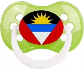 Drapeau Antigua-et-Barbuda Sucette Anatomique Vert classique