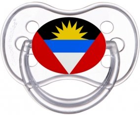 Drapeau Antigua-et-Barbuda Sucette Anatomique Transparente classique