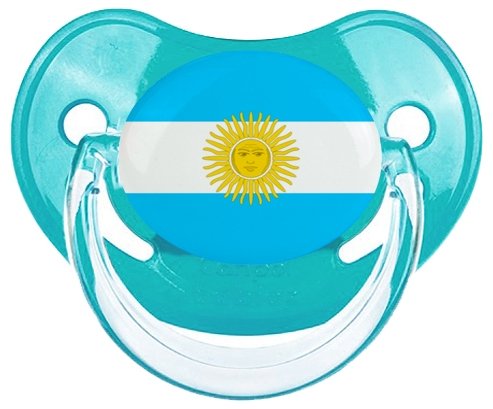 Drapeau Argentine Sucette Physiologique Bleue classique