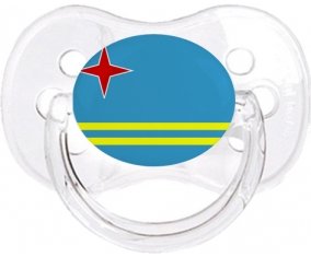Drapeau Aruba Sucete Cerise Transparent classique