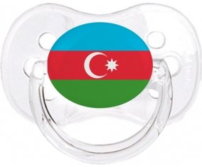 Drapeau Azerbaïdjan Tétine Cerise Transparent classique