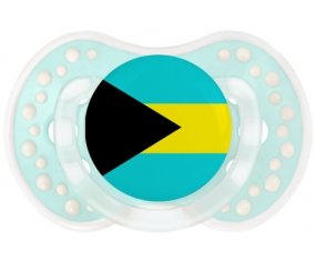 Drapeau Bahamas Sucete LOVI Dynamic Retro-turquoise-lagon classique
