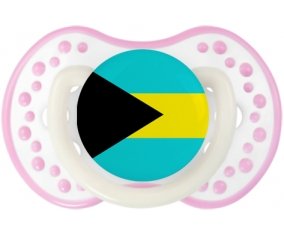 Drapeau Bahamas Sucete LOVI Dynamic Blanc-rose phosphorescente