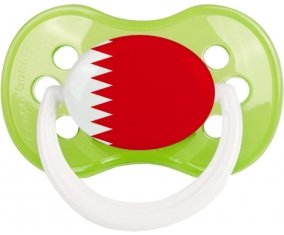 Drapeau Bahreïn Sucette Anatomique Vert classique