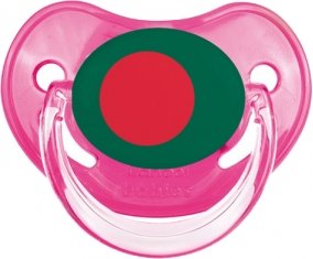Drapeau Bangladesh Sucette Physiologique Rose classique