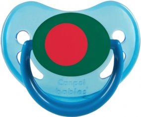 Drapeau Bangladesh Sucette Physiologique Bleue phosphorescente