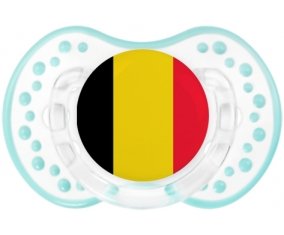 Drapeau Belgique Tétine LOVI Dynamic Retro-blanc-lagon classique