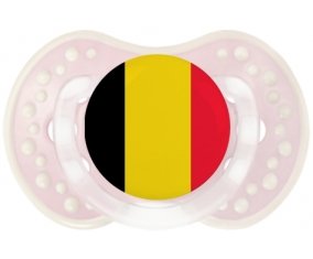 Drapeau Belgique Tétine LOVI Dynamic Retro-rose-tendre classique