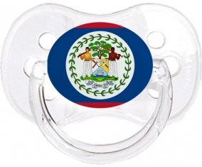 Drapeau Belize Sucette Cerise Transparent classique