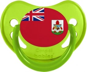 Drapeau Bermudes Tétine Physiologique Vert phosphorescente