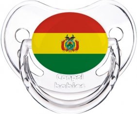 Drapeau Bolivie Sucette Physiologique Transparent classique