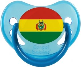 Drapeau Bolivie Sucette Physiologique Bleue phosphorescente