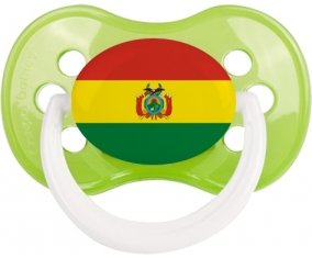 Drapeau Bolivie Tétine Anatomique Vert classique