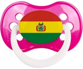 Drapeau Bolivie Tétine Anatomique Rose foncé classique