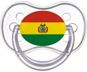 Drapeau Bolivie Tétine Anatomique Transparente classique
