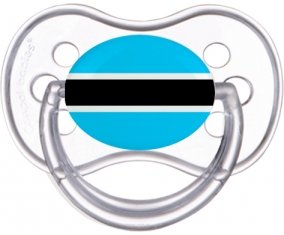Drapeau Bostwana Sucette Anatomique Transparente classique