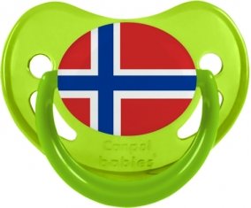 Drapeau Île Bouvet Sucette Physiologique Vert phosphorescente