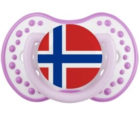 Drapeau Île Bouvet Sucette LOVI Dynamic Blanc-mauve classique