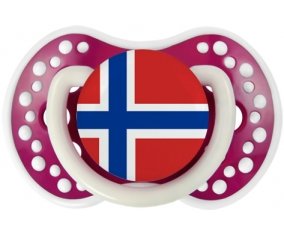 Drapeau Île Bouvet Sucette LOVI Dynamic Fuchsia phosphorescente