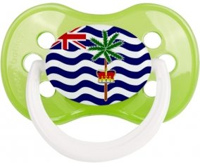 Drapeau Territoire britannique de l'océan Indien Sucete Anatomique Vert classique