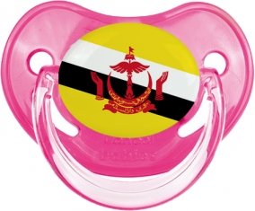 Drapeau Brunei Darussalam Sucete Physiologique Rose classique