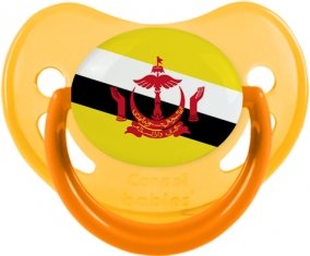 Drapeau Brunei Darussalam Sucete Physiologique Jaune phosphorescente