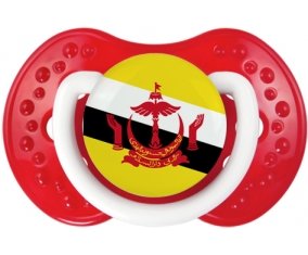 Drapeau Brunei Darussalam Tétine LOVI Dynamic Blanc-rouge classique