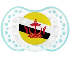 Drapeau Brunei Darussalam Tétine LOVI Dynamic Retro-blanc-lagon classique