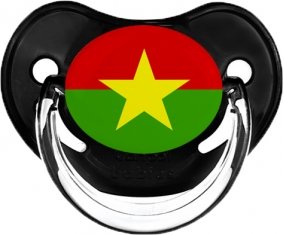 Drapeau Burkina Faso Sucette Physiologique Noir classique