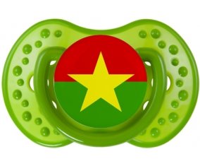 Drapeau Burkina Faso Sucette LOVI Dynamic Vert classique