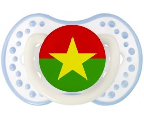 Drapeau Burkina Faso Sucette LOVI Dynamic Blanc-cyan classique