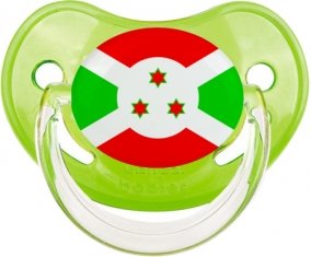 Drapeau Burundi Tétine Physiologique Vert classique