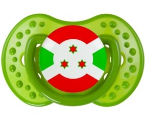Drapeau Burundi Sucete LOVI Dynamic Vert classique
