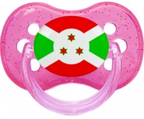 Drapeau Burundi Sucete Cerise Rose à paillette
