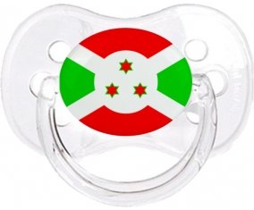 Drapeau Burundi Sucete Cerise Transparent classique